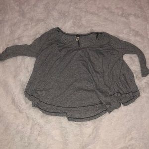 Free People quarter sleeve shirt